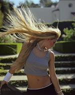 Anna Kournikova Michel Comte photoshoot 