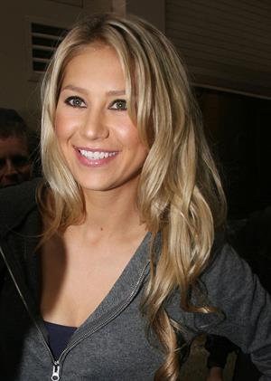 Anna Kournikova leaving the Live with Regis and Kelly studio in New York on September 20, 2011