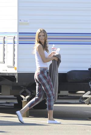 AnnaLynne McCord on the Set of 90210 11/6/12