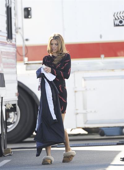 AnnaLynne McCord on the Set of 90210 11/6/12