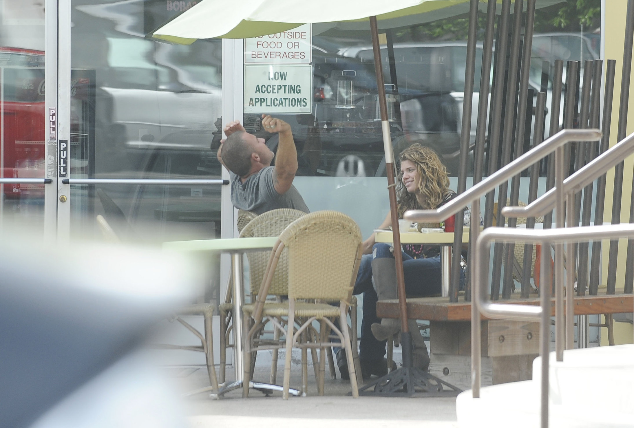 AnnaLynne McCord out for breakfast in Santa Monica 10/5/12 