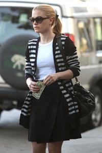 Anna Paquin at John Frieda Salon in Los Angeles on January 18, 2012