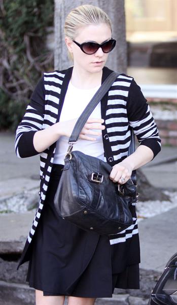 Anna Paquin at John Frieda Salon in Los Angeles on January 18, 2012