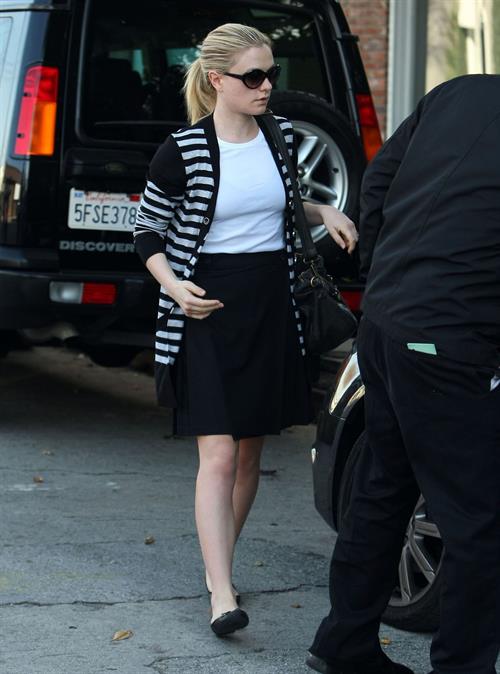 Anna Paquin at John Frieda Salon in Los Angeles on January 18, 2012
