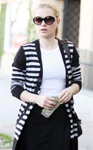 Anna Paquin at John Frieda Salon in Los Angeles on January 18, 2012