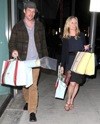 Anne Heche shops at the Paper Store in Beverly Hills on December 7, 2011 