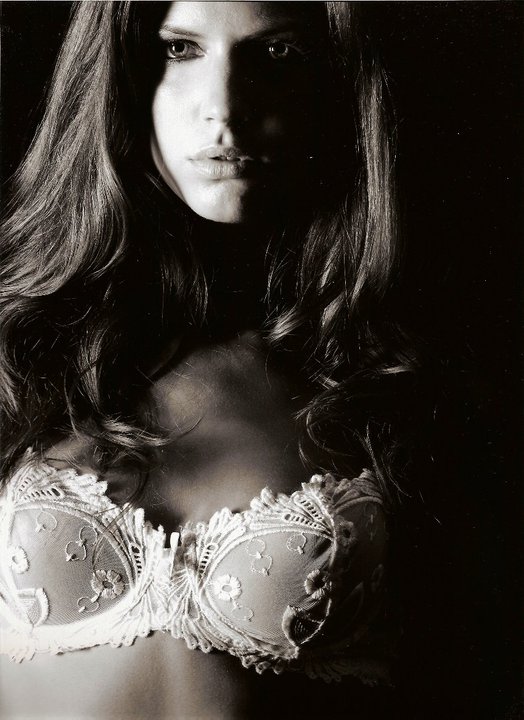 Sarah Scotford in lingerie