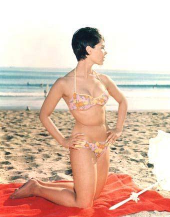 Yvonne Craig in a bikini