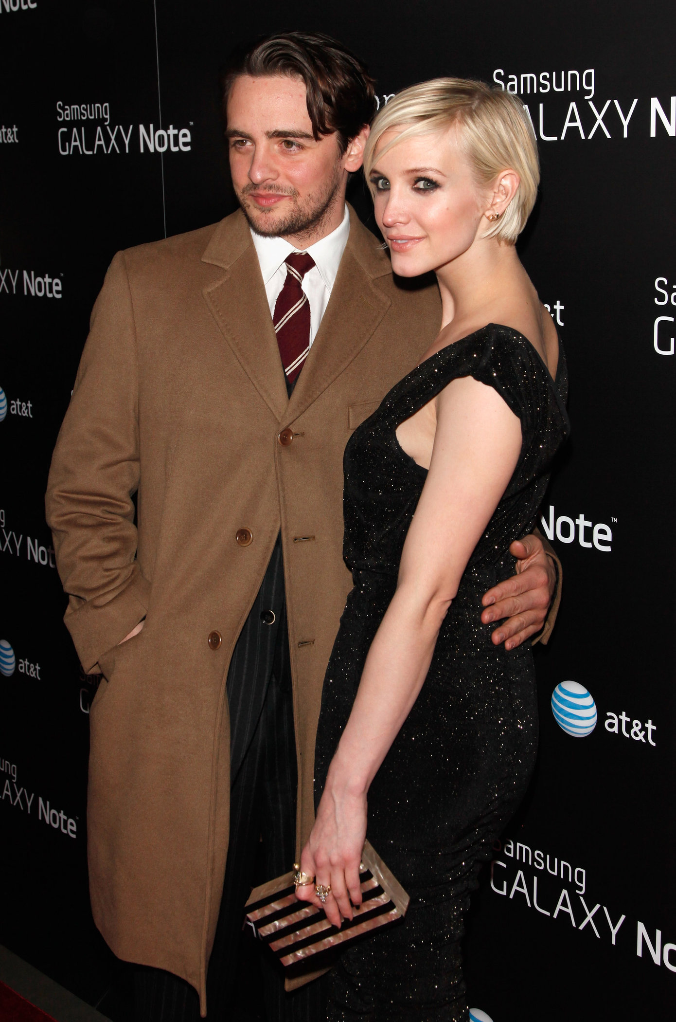 Ashlee Simpson Samsung and AT&T fashion take note studio on February 14, 2012