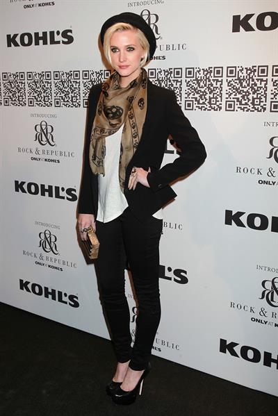 Ashlee Simpson at the Rock Republic for Kohl's fashion show on February 10, 2012