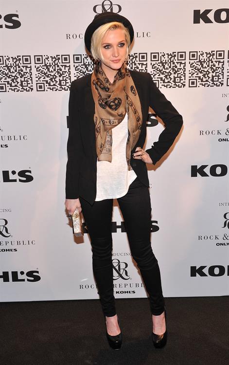 Ashlee Simpson at the Rock Republic for Kohl's fashion show on February 10, 2012
