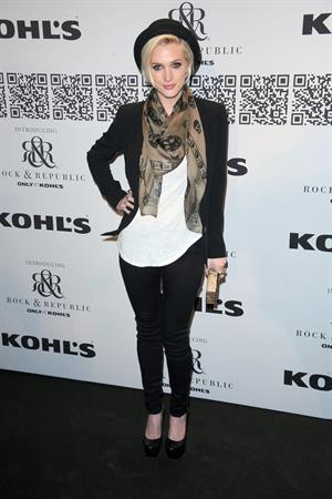 Ashlee Simpson at the Rock Republic for Kohl's fashion show on February 10, 2012