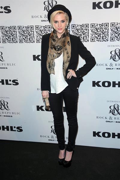 Ashlee Simpson at the Rock Republic for Kohl's fashion show on February 10, 2012