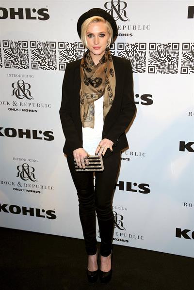Ashlee Simpson at the Rock Republic for Kohl's fashion show on February 10, 2012