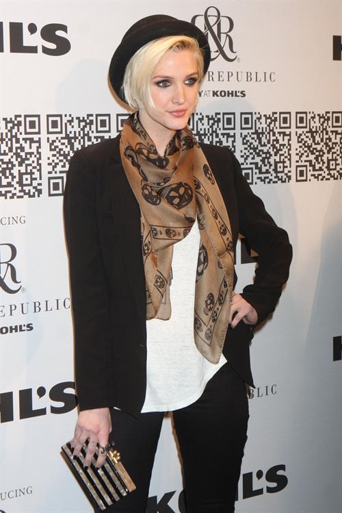 Ashlee Simpson at the Rock Republic for Kohl's fashion show on February 10, 2012