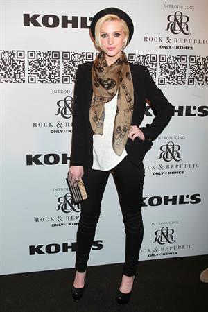 Ashlee Simpson at the Rock Republic for Kohl's fashion show on February 10, 2012