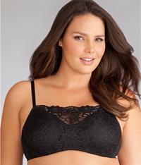 Candice Huffine in lingerie