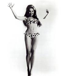 Julie Newmar in a bikini