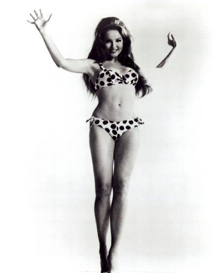 Julie Newmar in a bikini