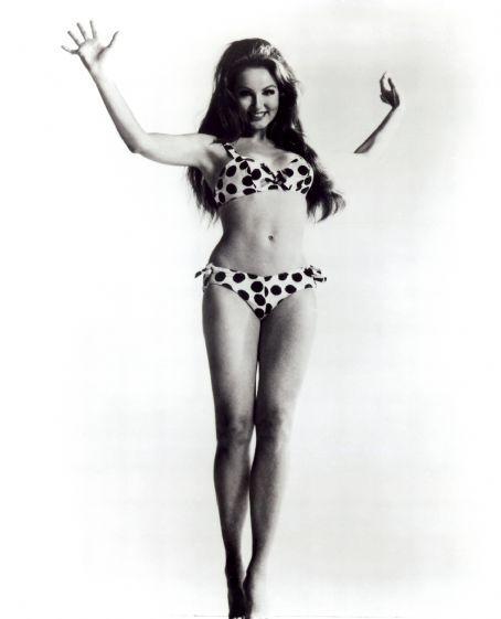 Julie Newmar in a bikini