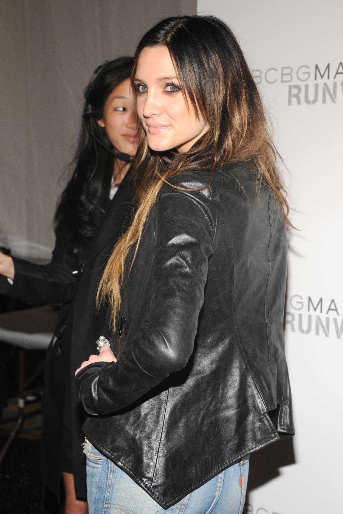 Ashlee Simpson at Max Azria Spring Collection on September 10, 2010