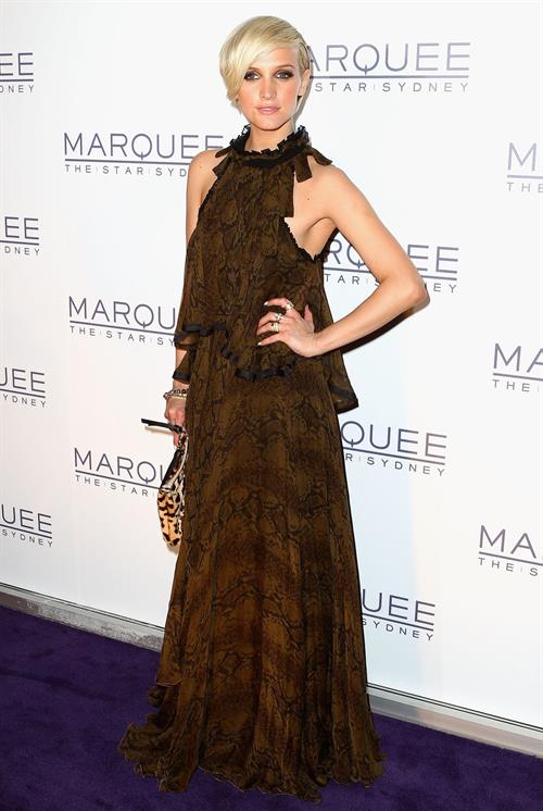 Ashlee Simpson Marquee at the Star Opening in Sydney on March 30, 2012