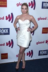 Ashley Benson attends the 22nd annual GLAAD Media Awards on April 10, 2011