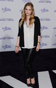 Ashley Benson Justin Bieber Never Say Never Los Angeles premiere on February 8, 2011