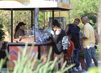 Ashley Benson and Vanessa Hudgens at Busch Gardens in Tampa Bay on March 3, 2012