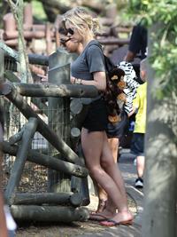 Ashley Benson and Vanessa Hudgens at Busch Gardens in Tampa Bay on March 3, 2012