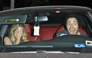 Ashley Benson Boa Restaurant in Beverly Hills on August 10, 2011