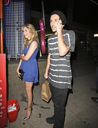 Ashley Benson Boa Restaurant in Beverly Hills on August 10, 2011