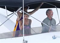 Ashley Benson bikini on a boat in Florida March 11, 2012 