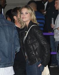 Ashley Benson arriving at the Staples Centre in Los Angeles on February 17, 2012