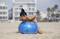 Bai Ling American-flag Bikini On Beach Los Angeles (10/04/12) 