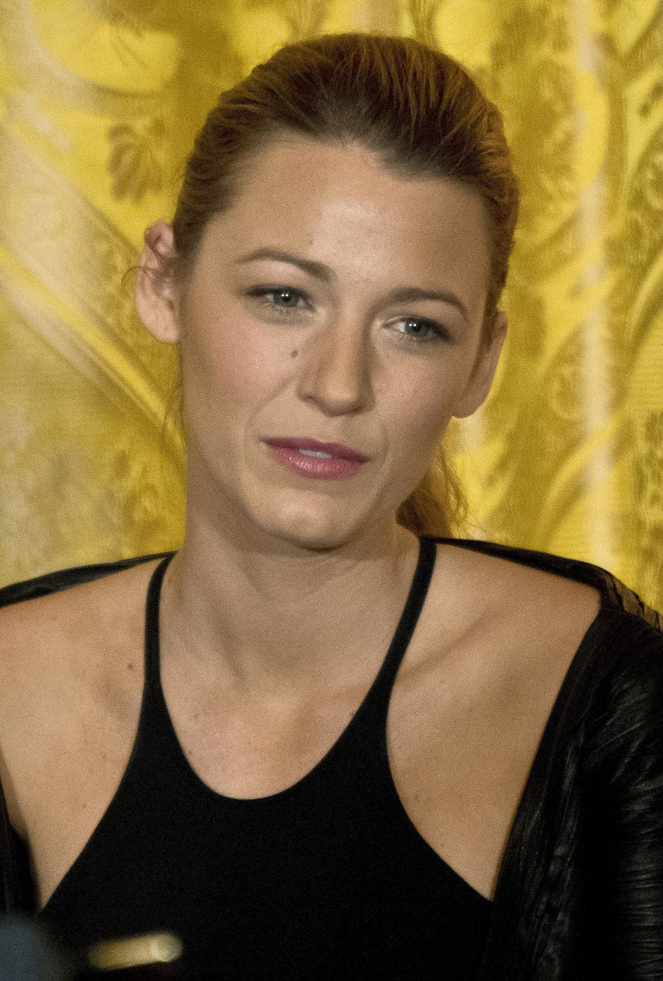 Blake Lively Michelle Obama Hosts Workshop On Careers In Film -- Washington D.C., Nov. 8, 2013 