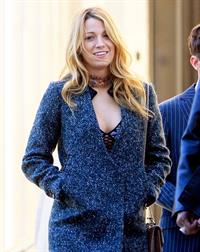 Blake Lively The Set of Gossip Girl in New York - October 11, 2012 