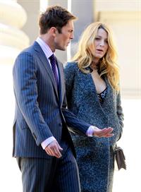 Blake Lively The Set of Gossip Girl in New York - October 11, 2012 