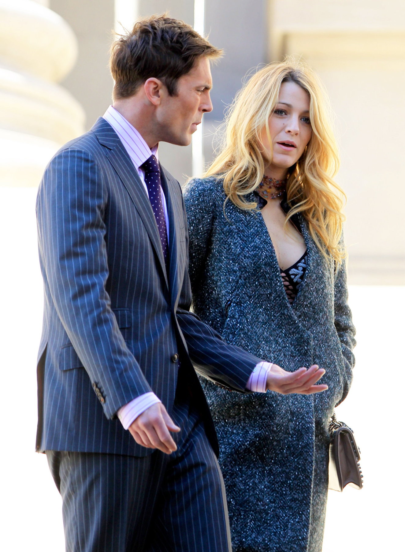 Blake Lively The Set of Gossip Girl in New York - October 11, 2012 