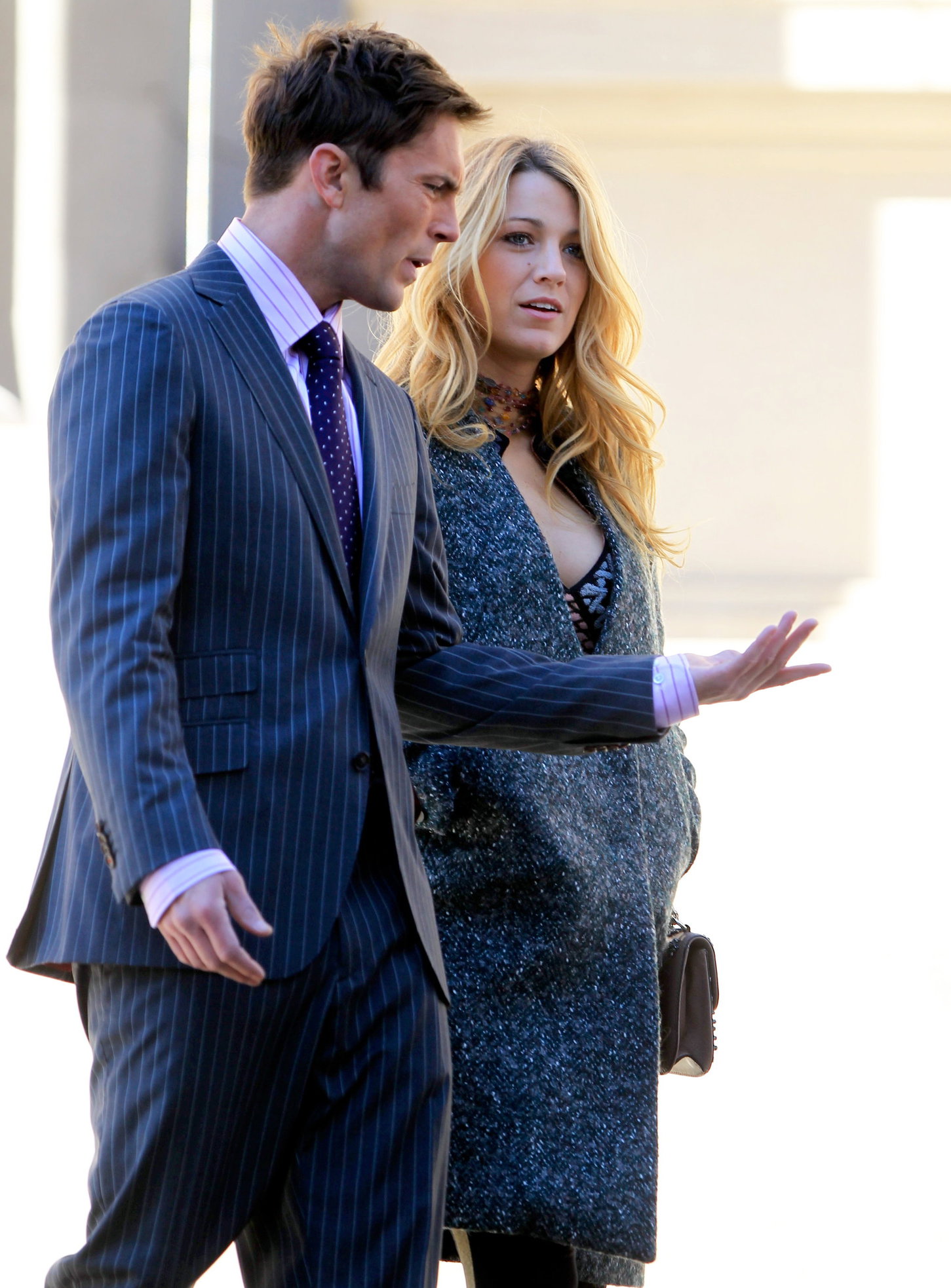 Blake Lively The Set of Gossip Girl in New York - October 11, 2012 