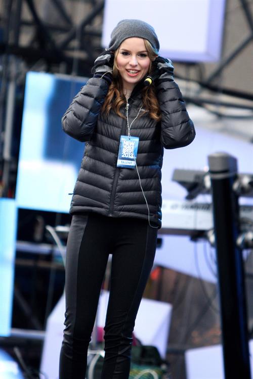 Bridgit Mendler soundcheck at CityTV in Toronto 12/31/12 