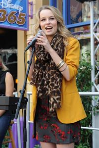 Bridgit Mendler performing at Studio Disney 365 10/23/12 
