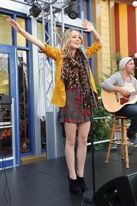 Bridgit Mendler performing at Studio Disney 365 10/23/12 