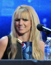Britney Spears attends 'The Factor' Season Finale Press Conference at CBS Studios in L.A. - Dec. 17,2012 