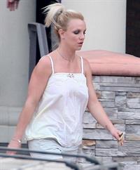 Britney Spears visits a Halloween store in Calabasas 10/7/12 