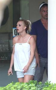 Britney Spears visits a Halloween store in Calabasas 10/7/12 