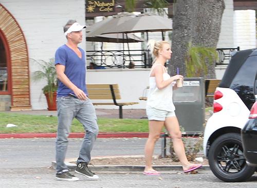 Britney Spears visits a Halloween store in Calabasas 10/7/12 