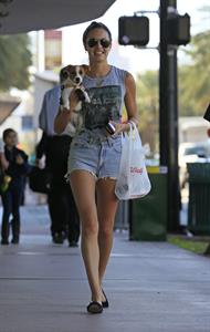 Candice Swanepoel out and about in South Beach 1/15/13 