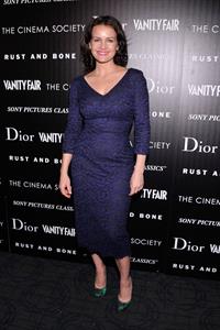 Carla Gugino The Cinema Society with Dior & Vanity Fair Screening of 'Rust and Bone' in New York - Nov 8, 2012