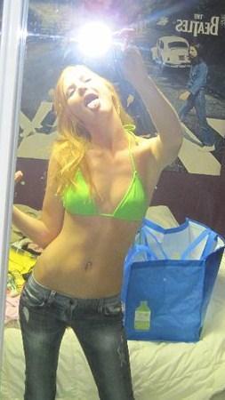 Anonymous in a bikini